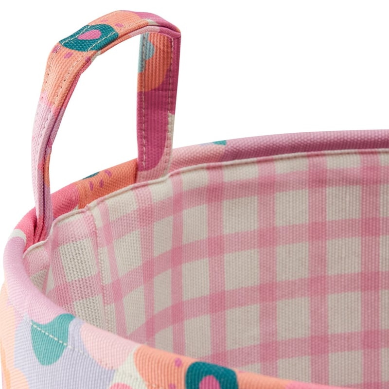 Poppy Floral Printed Basket