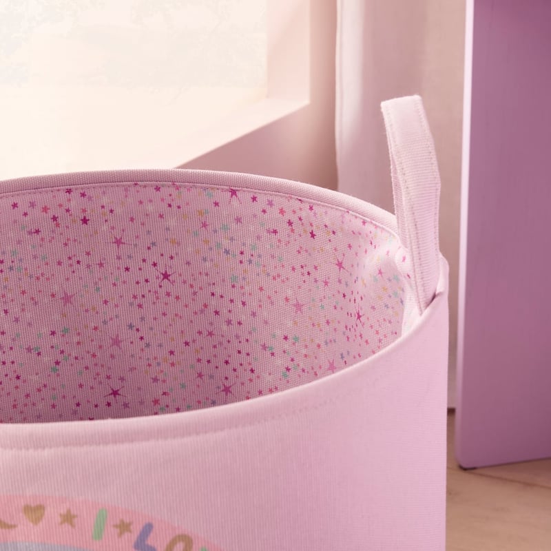 Rainbows & Unicorns Printed Basket