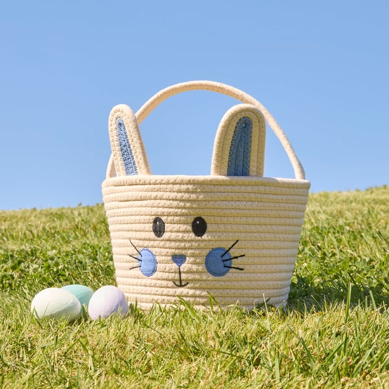 Blue Bunny Basket