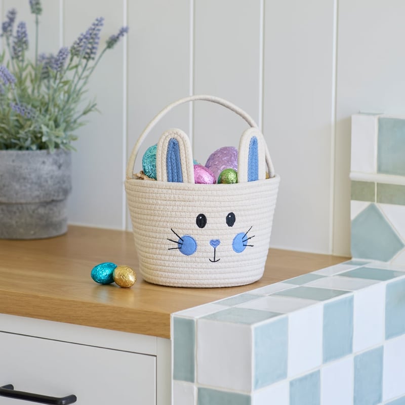 Blue Bunny Basket