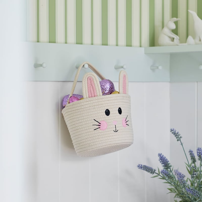 Pink Bunny Basket