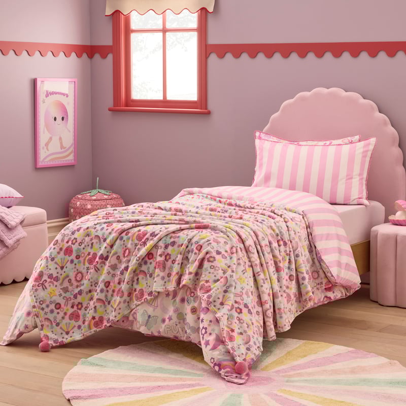 Novelty Dream Big Ultra Soft Blanket