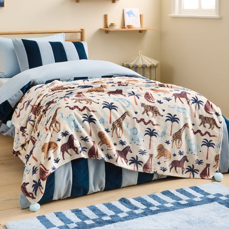 Novelty Safari Adventures Ultra Soft Blanket