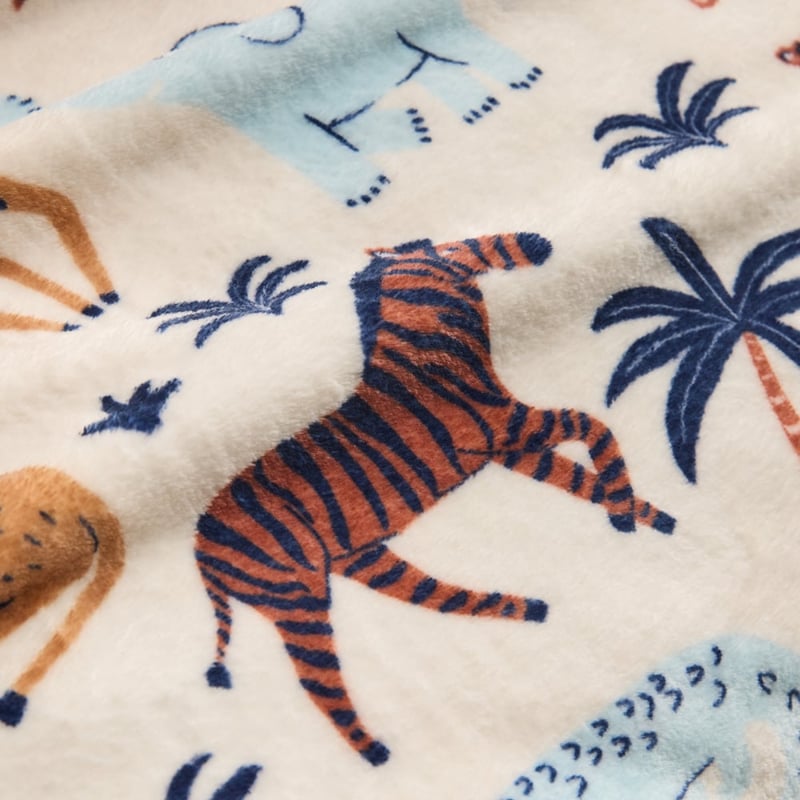 Novelty Safari Adventures Ultra Soft Blanket