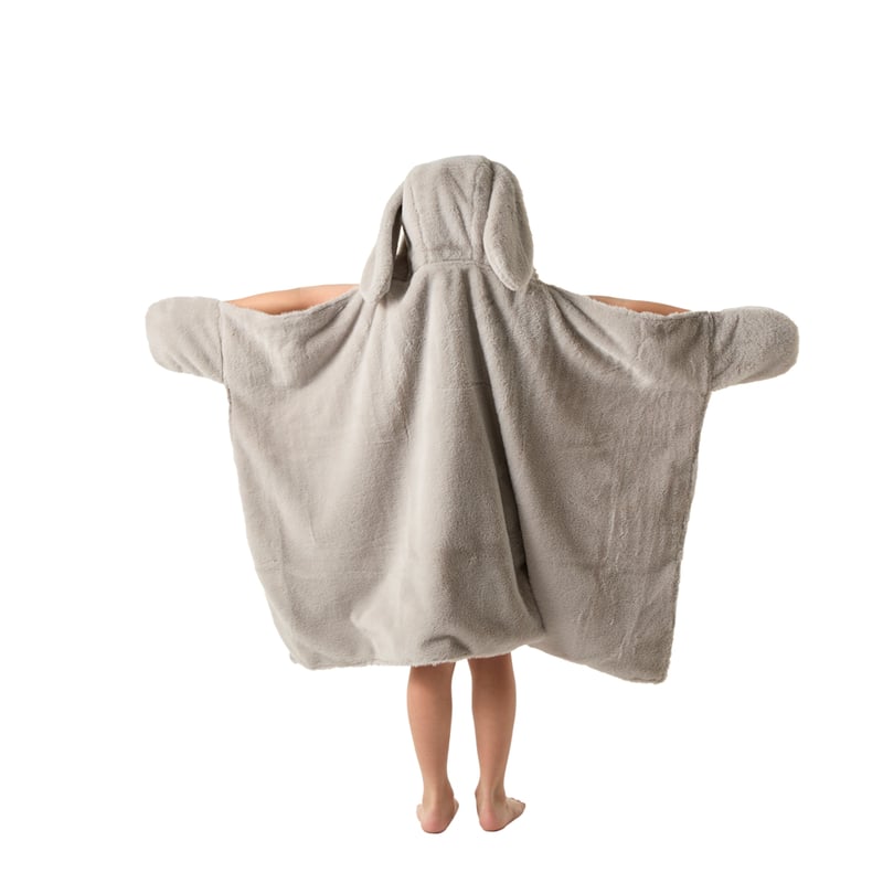 Bowie Bunny Grey Character Hooded Blanket