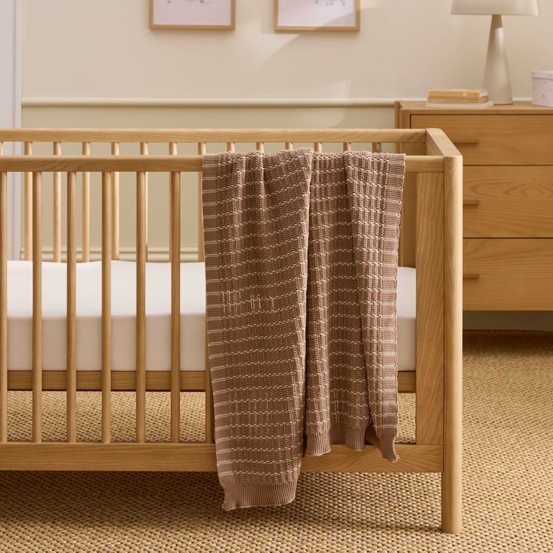 Quinn Cotton Natural Baby Blanket