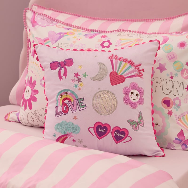 Dream Big Pink Cushion