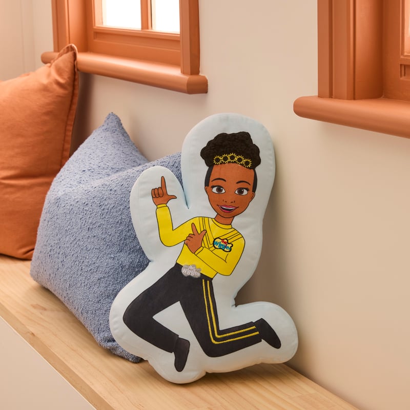 The Wiggles Tsehay Wiggle Light Blue Cushion