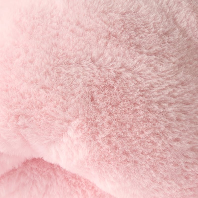 Pink Fluffy Bow Cushion