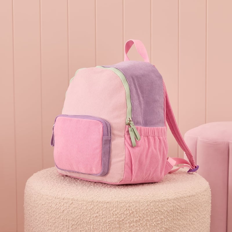 Cord Pink Multi Backpack
