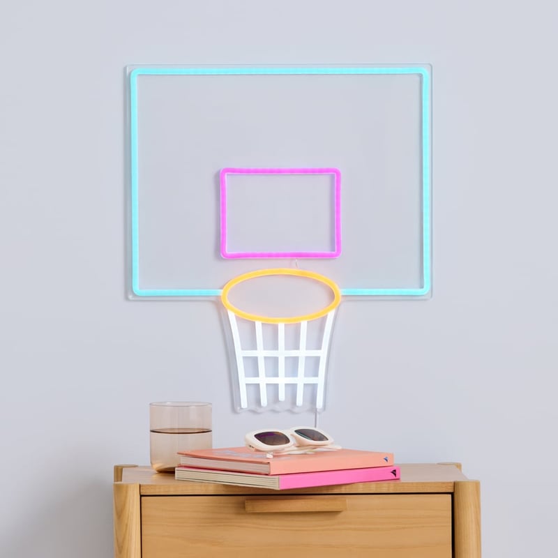 Basketball Hoop Neon Light