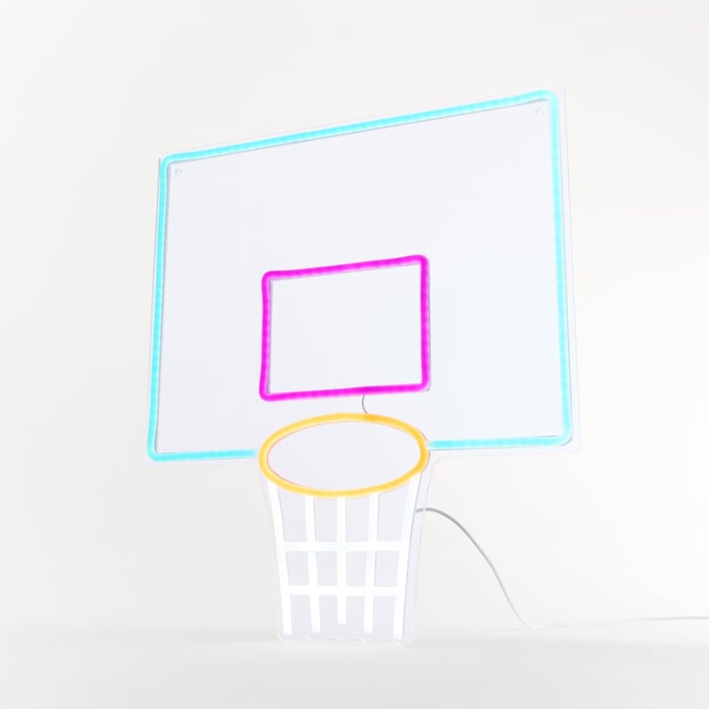 Basketball Hoop Neon Light