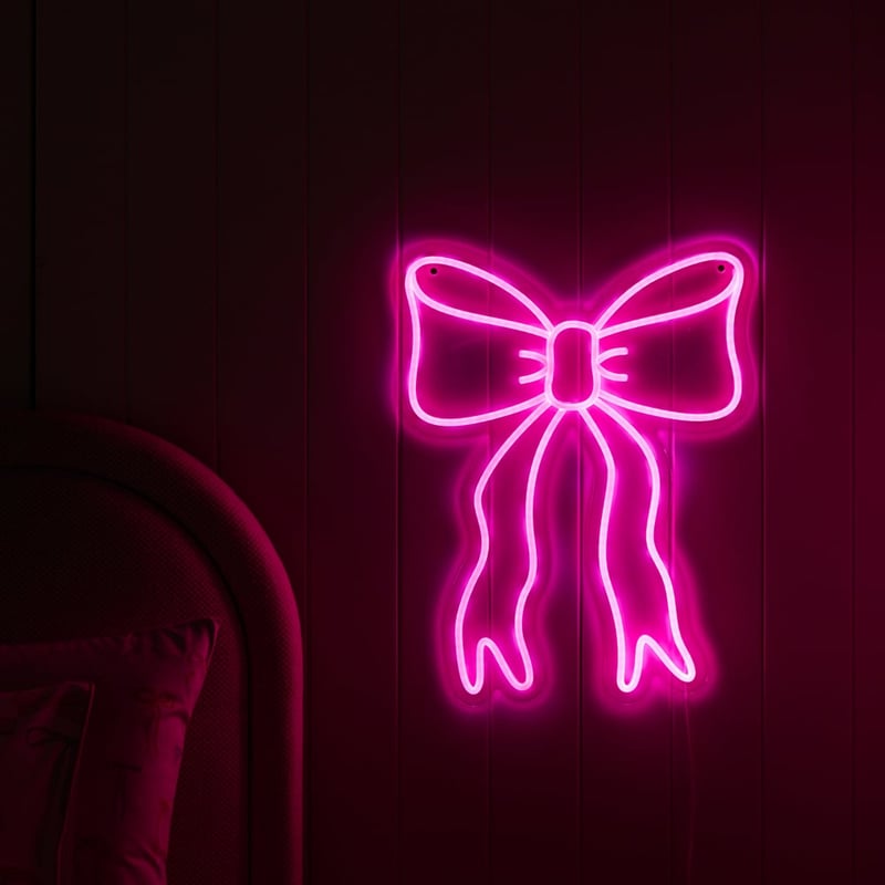 Pretty Bow Neon Light