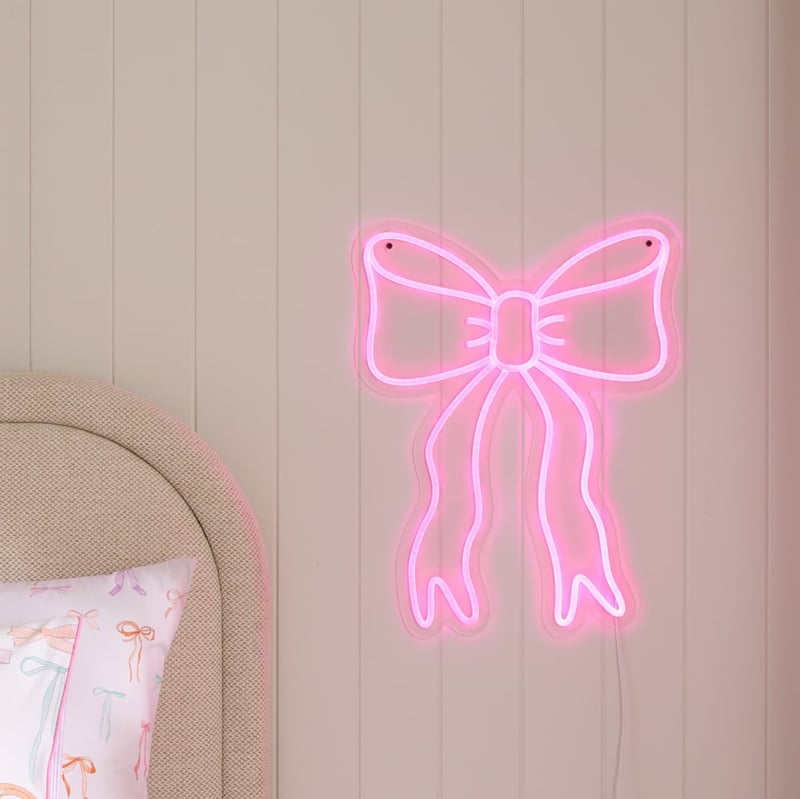 Pretty Bow Neon Light