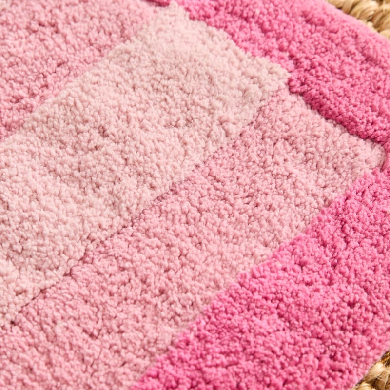 Freya Pink Stripe Rug