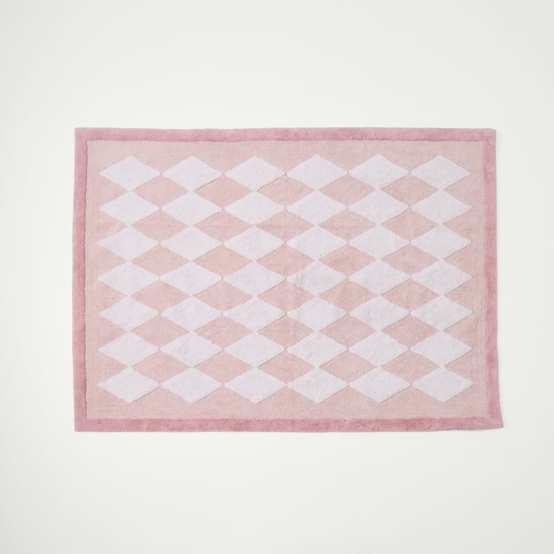Pink Diamond Rug