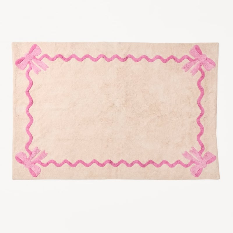 Pink Bow Rug
