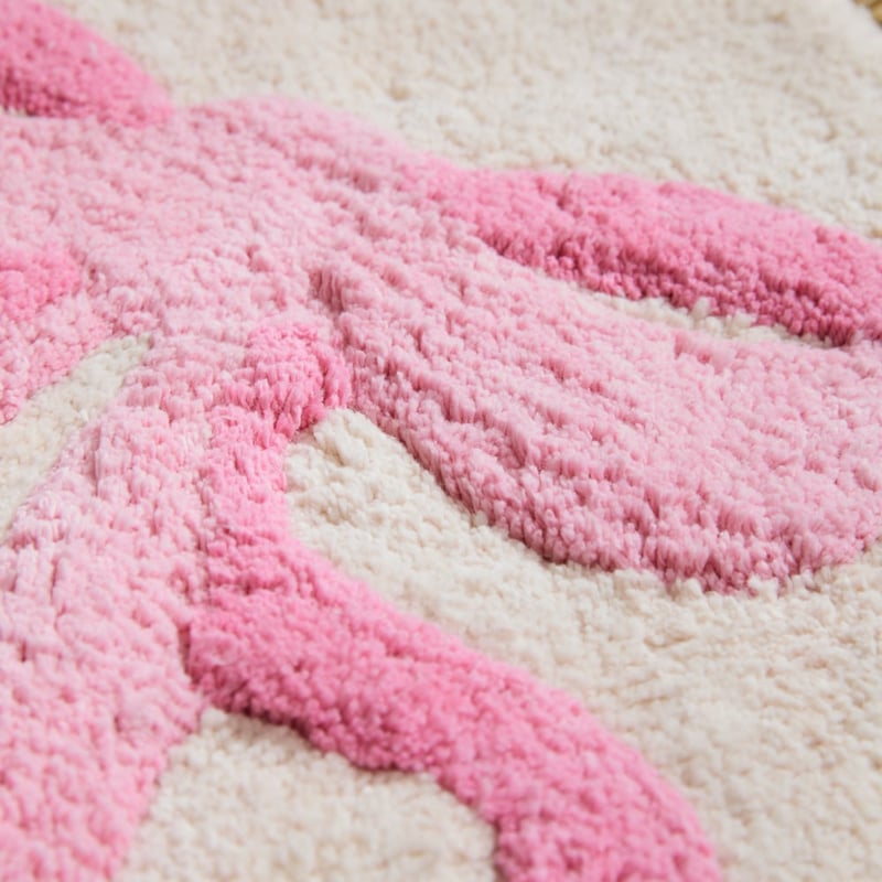 Pink Bow Rug