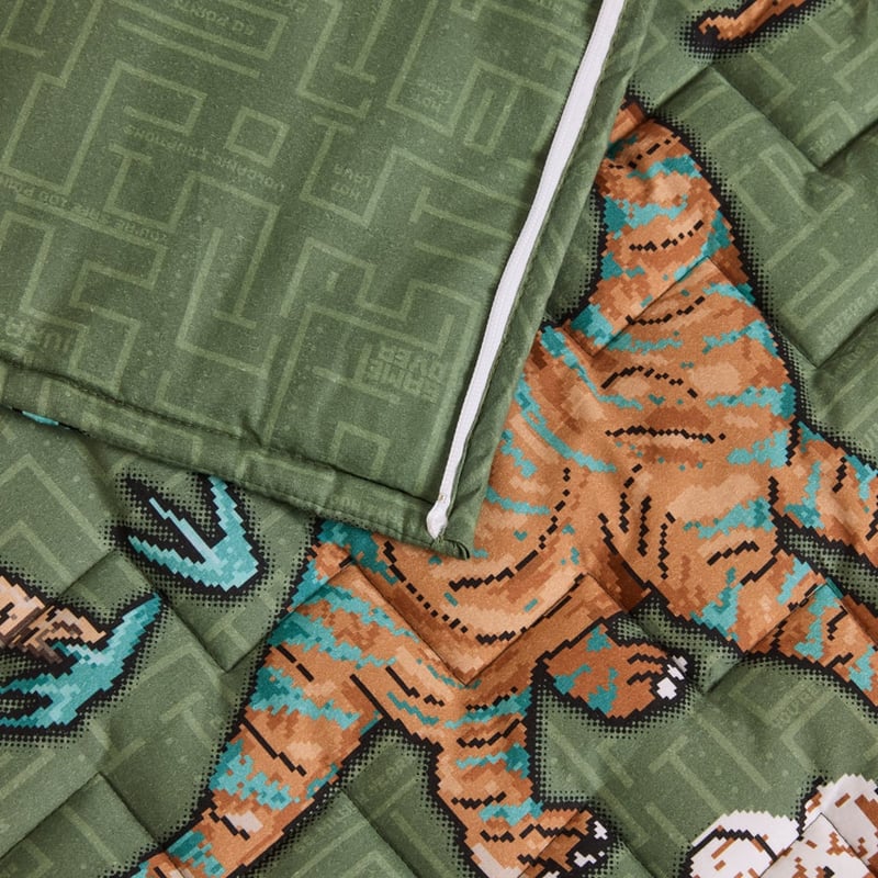 Gaming Dino Co-Ordinating Sleeping Bag