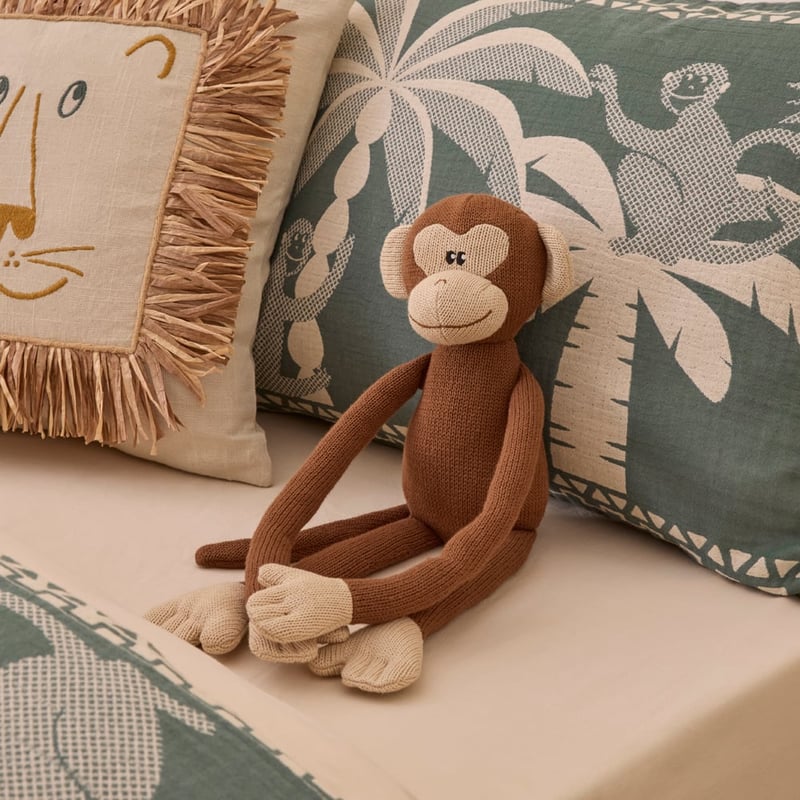 Knitted Monkey Keepsake Toy