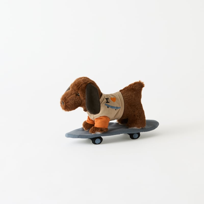 Skating Dog Keepsake Toy