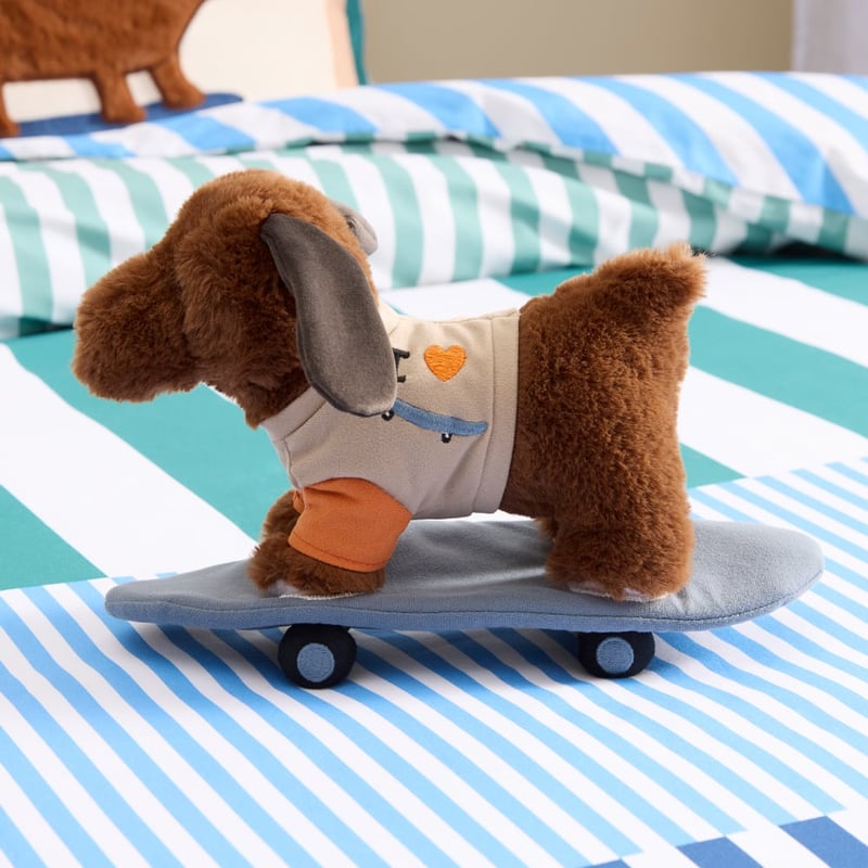 Skating Dog Keepsake Toy