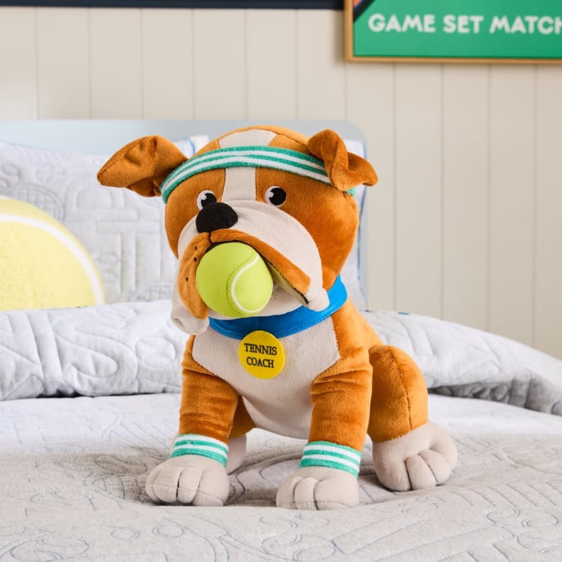 Tennis Coach Dog Snuggle Animal