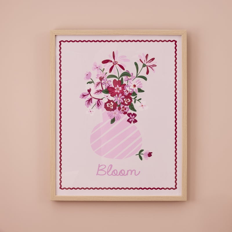 Berry Floral Bloom Wall Art