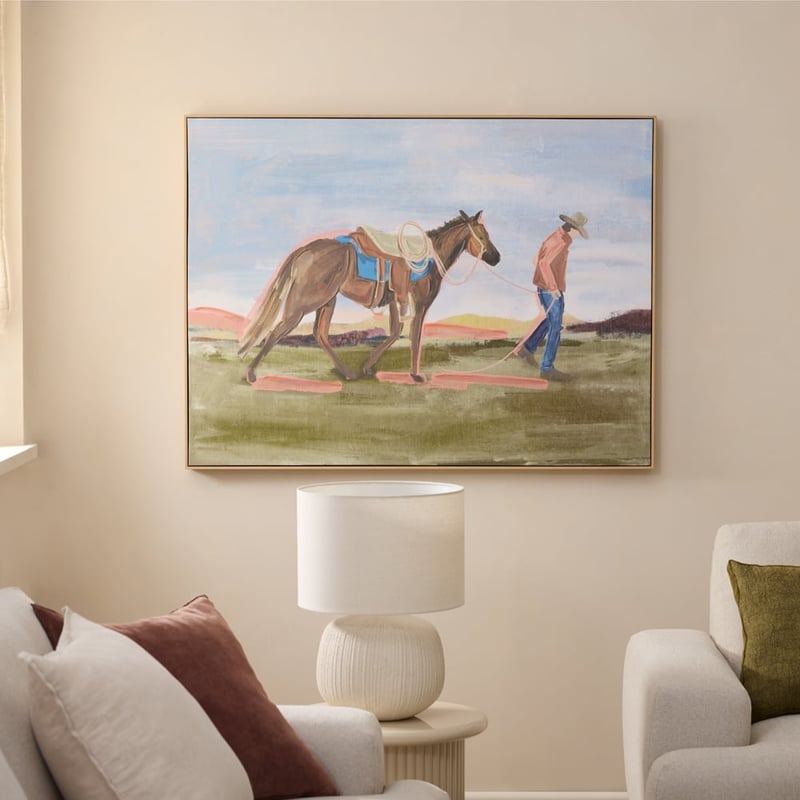 Arizona Cowboy Landscape Canvas