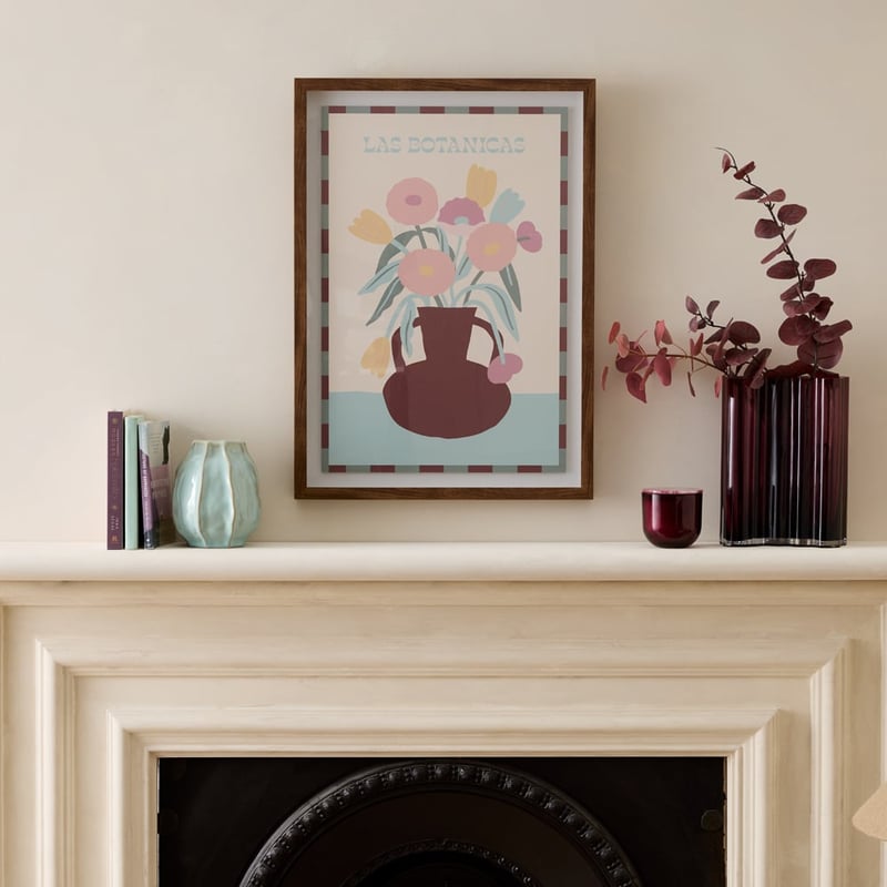 Flower Las Botanicas Poster Wall Art