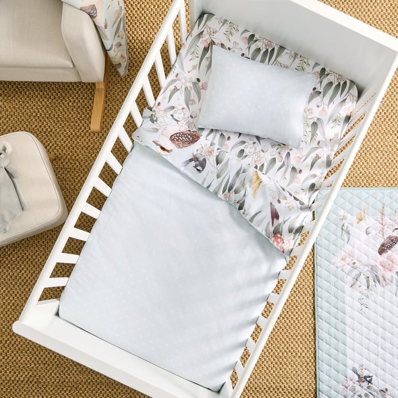 Fleur Harris Australian Friends Cot Quilt Cover Set