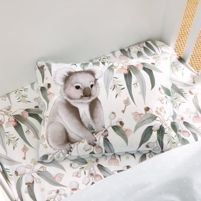 Fleur Harris Australian Friends Cot Pillowcase