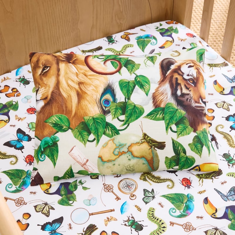 Fleur Harris Beautiful World Cot Quilt Cover Set