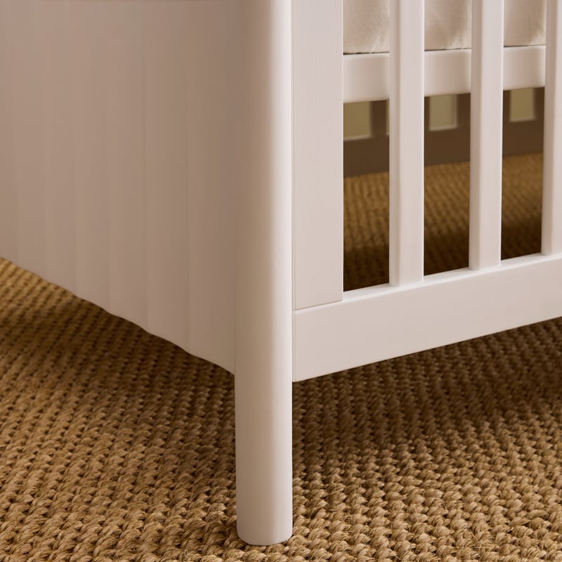Cleo White Timber Cot