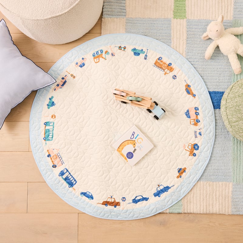 Stop & Go Cars Nursery Play Mat
