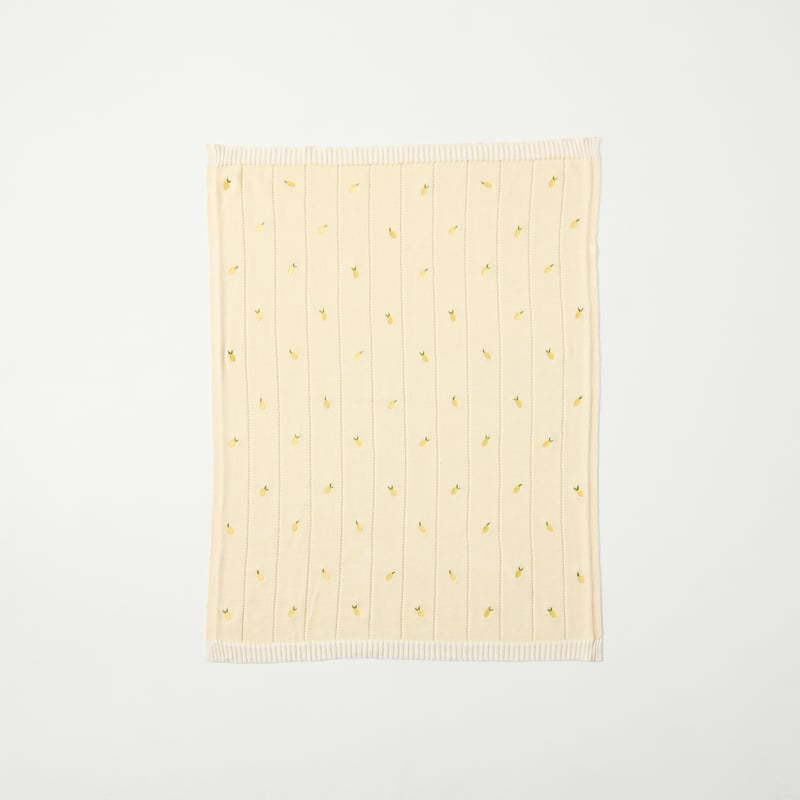 Novelty Amalfi Lemon Baby Blanket