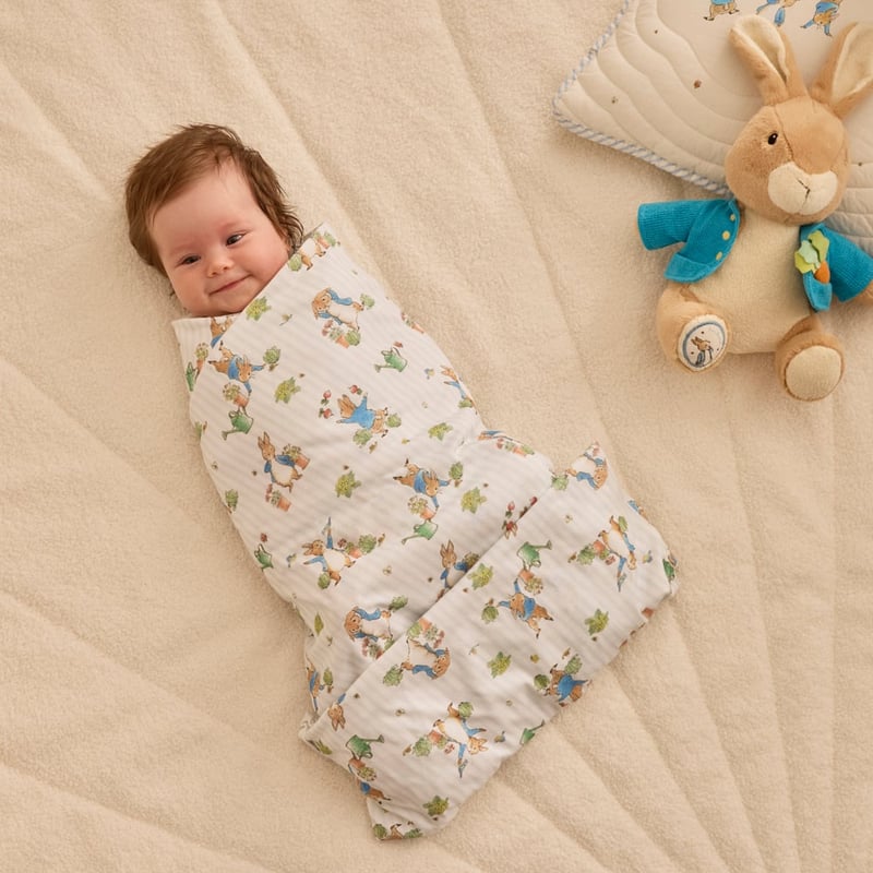Peter Rabbit Muslin Swaddles 2pk
