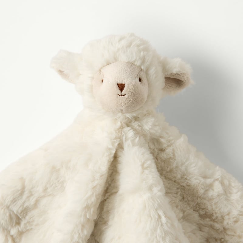 Sheep Natural Baby Comforter & Swaddle Bundle