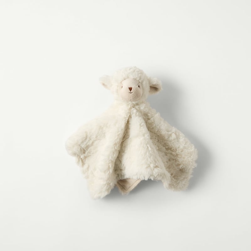 Sheep Natural Baby Comforter & Swaddle Bundle