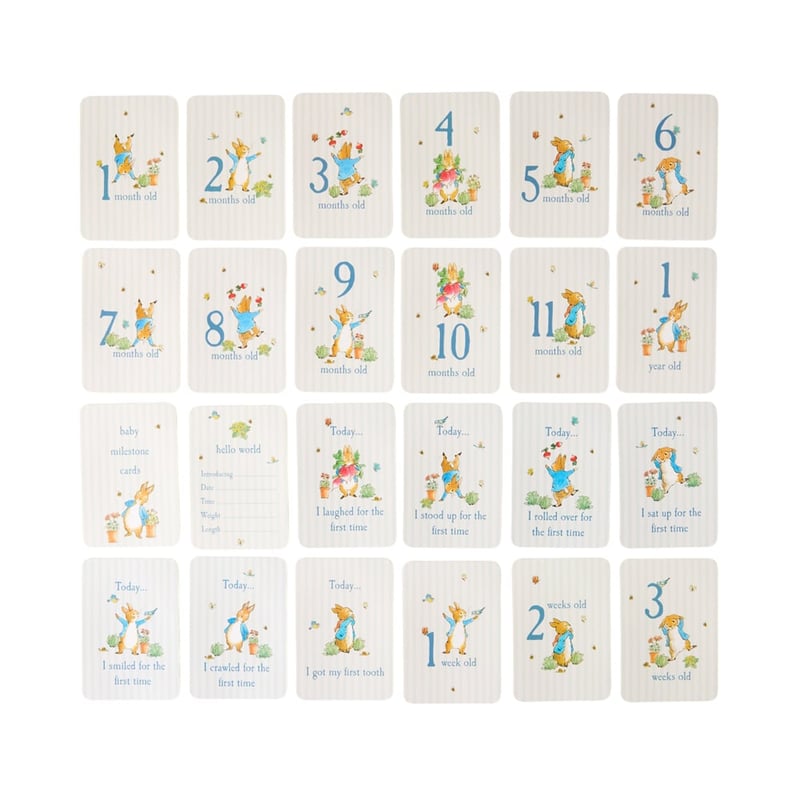 Peter Rabbit Milestone Cards