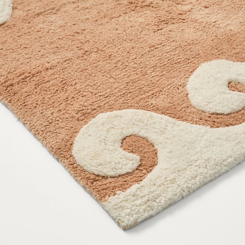 Wave Sandalwood & Natural Bath Mat