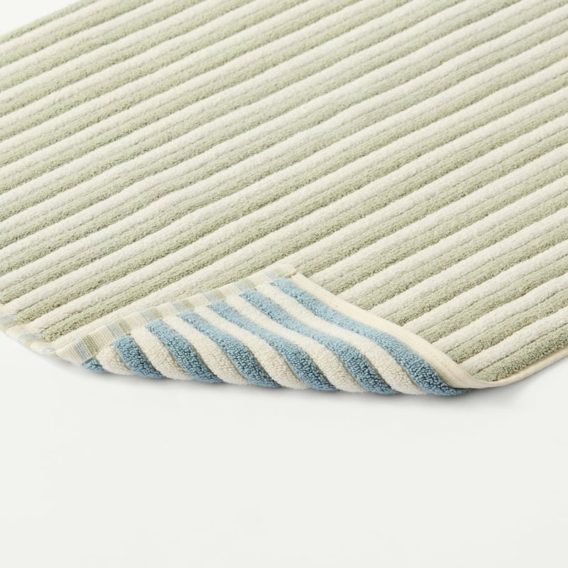 European Sophia Green Tea & French Blue Turkish Cotton Towel Range