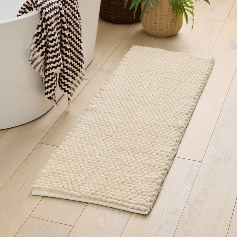Natural Chunky Bobble Bath Runner