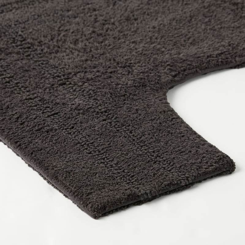 Regent Granite Reversible Cotton Contour Bath Mat