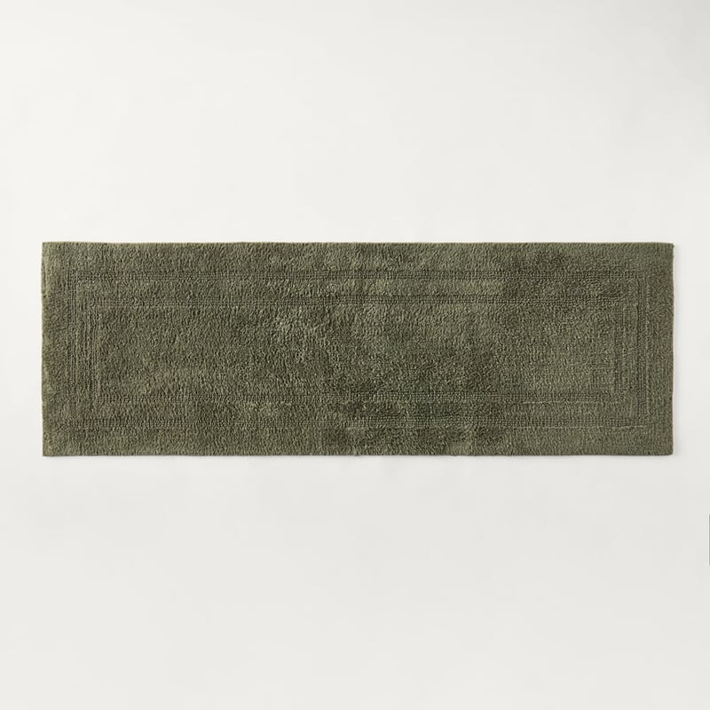 Regent Moss Reversible Cotton Bath Runner