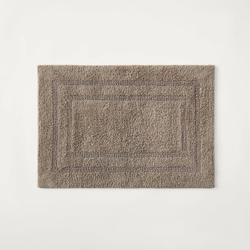 Regent Mushroom Reversible Cotton Apartment Bath Mat