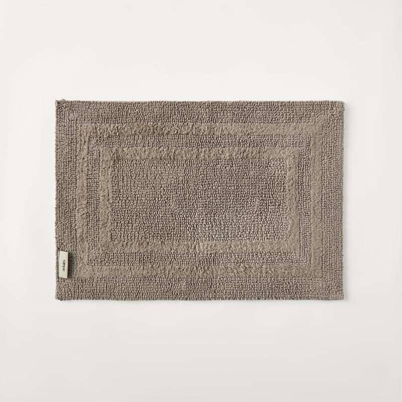 Regent Mushroom Reversible Cotton Apartment Bath Mat