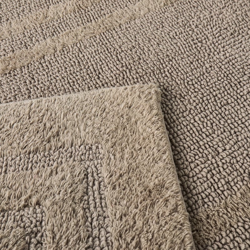 Regent Mushroom Reversible Cotton Bath Mat