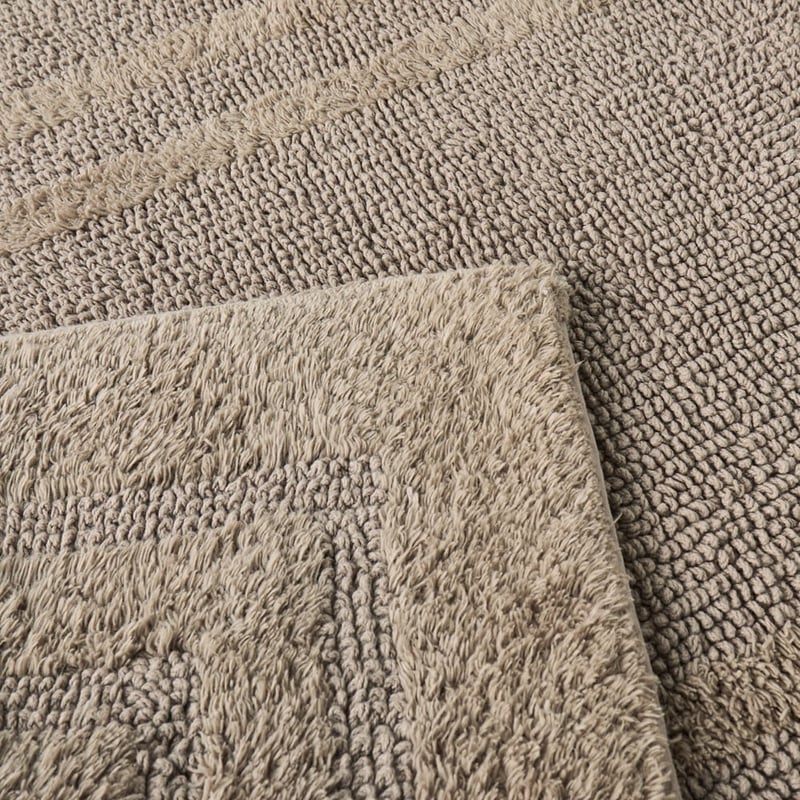 Regent Mushroom Reversible Cotton Bath Runner	