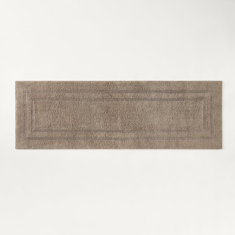 Regent Mushroom Reversible Cotton Bath Runner	
